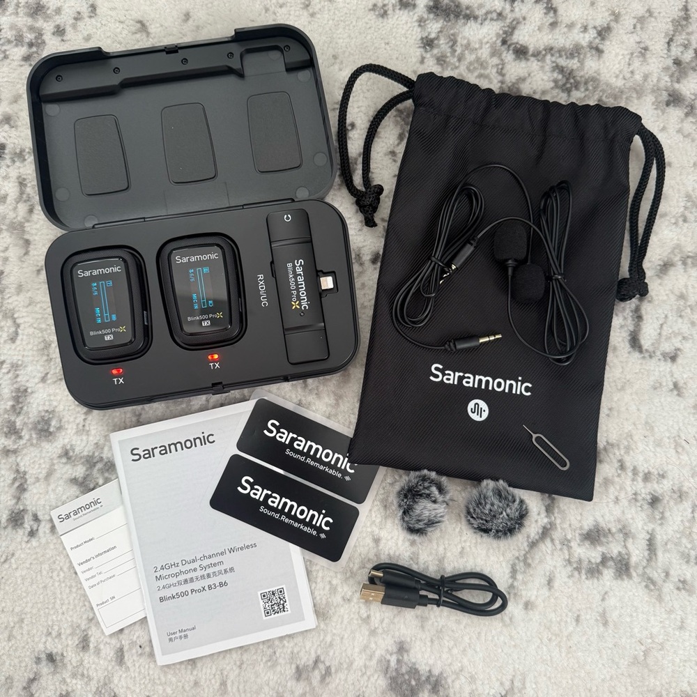 NEW Saramonic Blink 500 Pro 2-Person Wireless Mic System